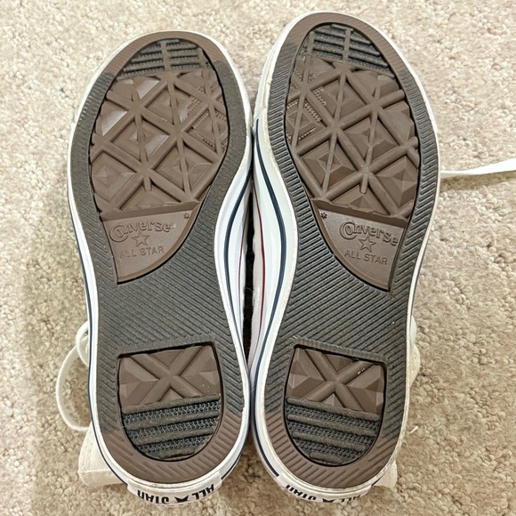 Converse All Star Chuck Taylor Womens 5.5 Shoes White High Top Sneakers - Picture 7 of 10